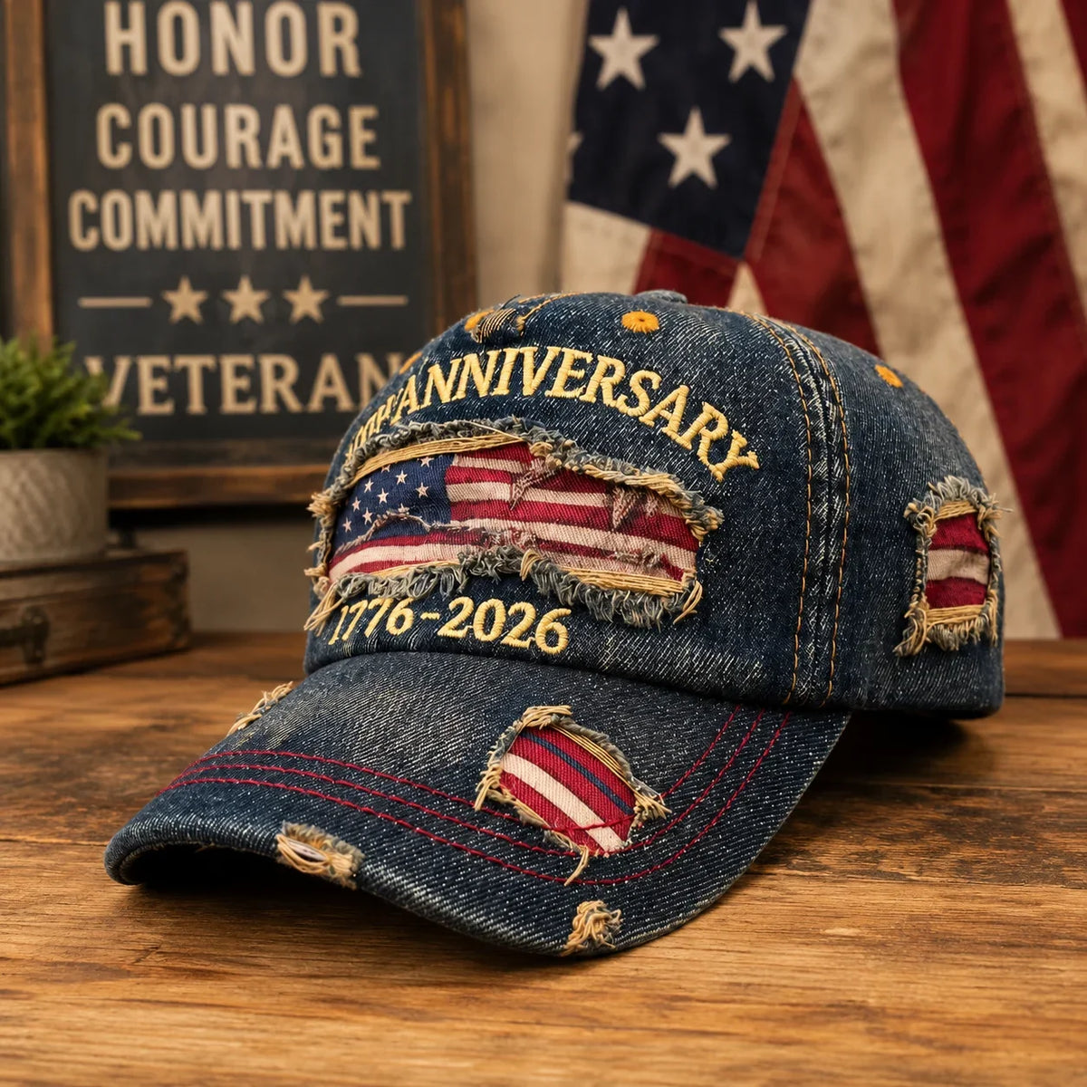 🔥 United States 250th Anniversary Red Cap
