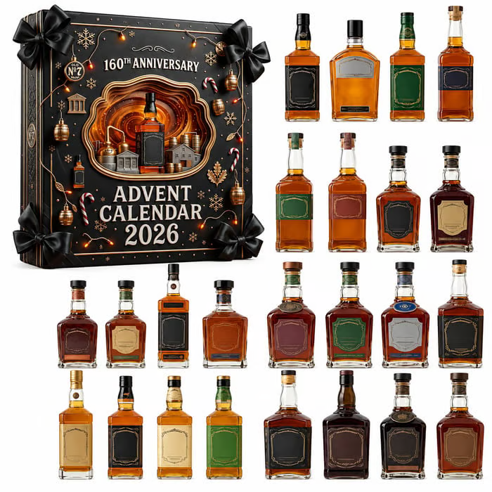 📦Free Shipping 🍾 2026 160th Anniversary Christmas Advent Calendar (2D Graphic Design)