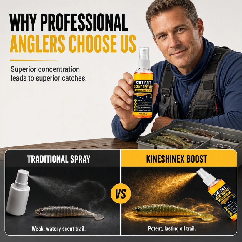 🎣Soft Bait Scent Spray -Instant Fish-AttractingReviver🐟
