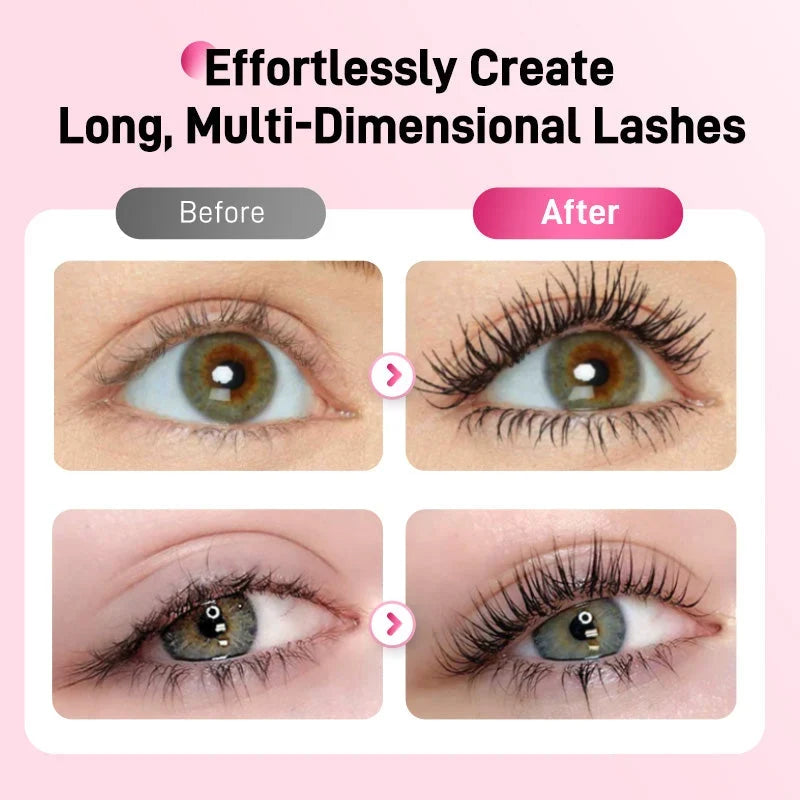💕50% OFF 💕Double-Ended Waterproof Lengthening & Curling Mascara