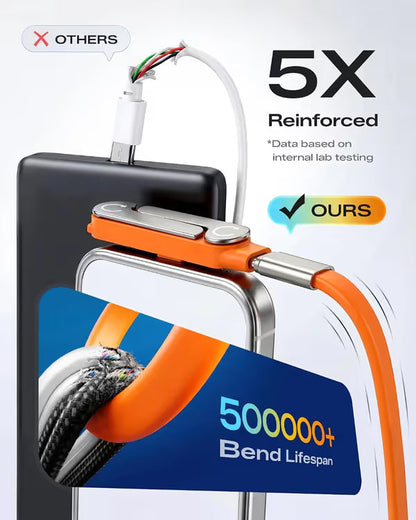 🔥🔥 Magnetic Fast Charging Cable with Detachable Phone Stand