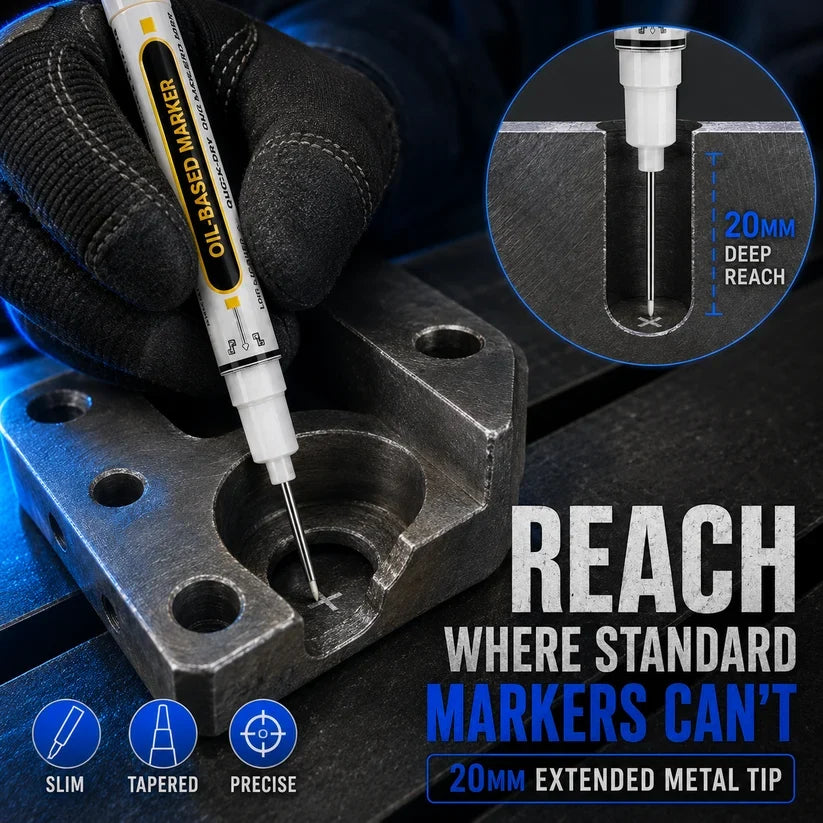 Precision Tip Quick-Dry Oil-Based Marker Pen