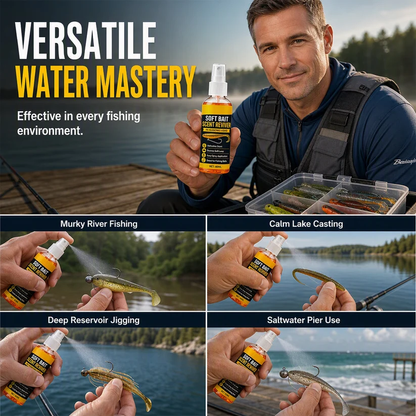 🎣Soft Bait Scent Spray -Instant Fish-AttractingReviver🐟