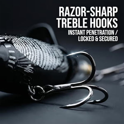 🦈 Elite Surface Predator: Multi-Jointed 360° Rotating Tail Lure