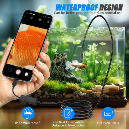 🔥LAST DAY SALE 50% OFF-🔎 Plug-and-Play Endoscope Camera - Compatible with Android & iPhone & ipad for Direct Connection
