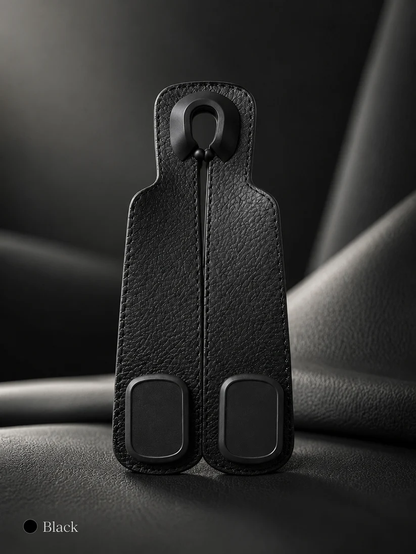 🚗High-quality 2-in-1 suede car seat headrest hooks—✨10kg load capacity, ensuring unobstructed driving