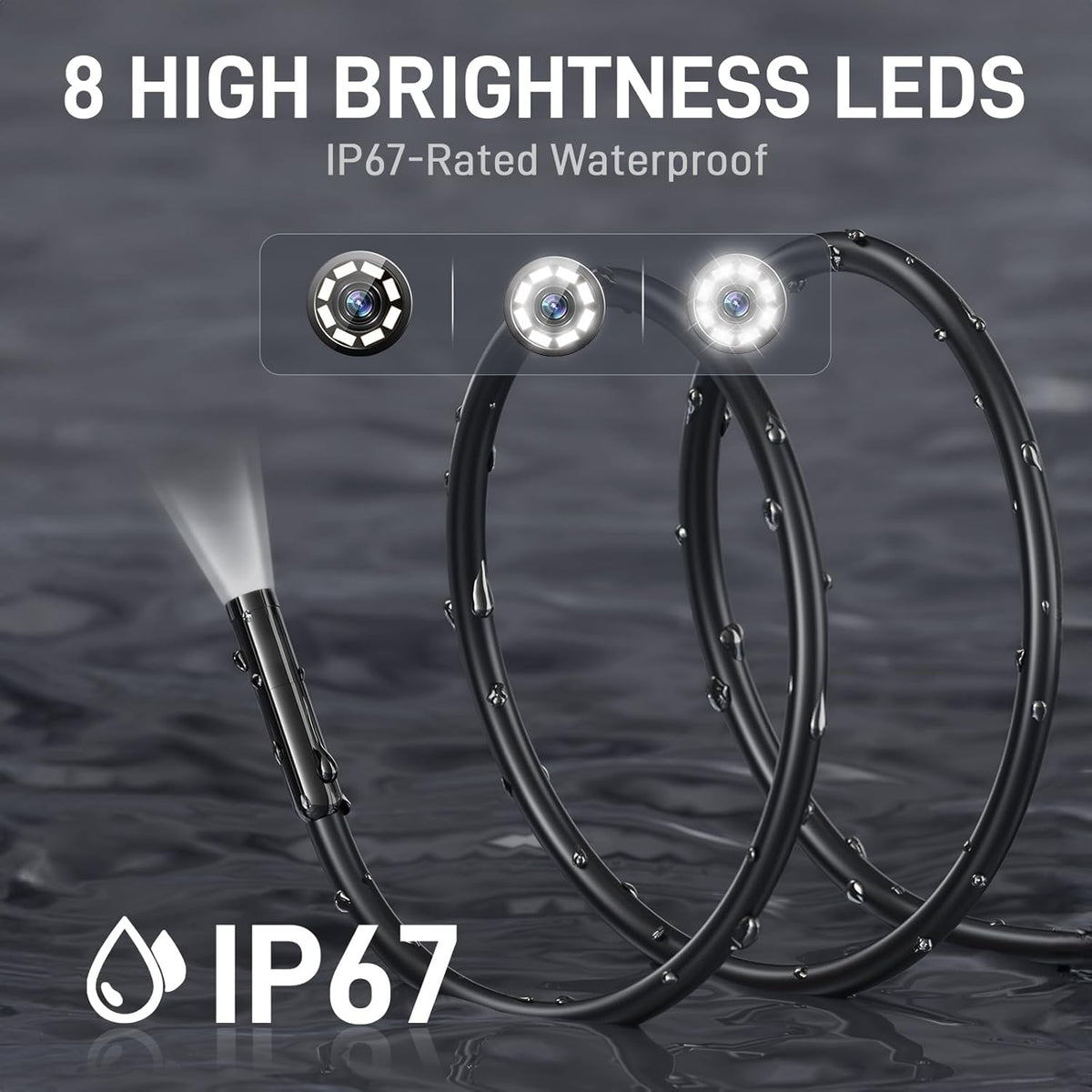 🔥LAST DAY SALE 50% OFF-🔎 Plug-and-Play Endoscope Camera - Compatible with Android & iPhone & ipad for Direct Connection