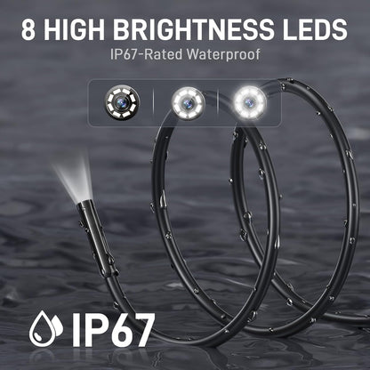 🔥LAST DAY SALE 50% OFF-🔎 Plug-and-Play Endoscope Camera - Compatible with Android & iPhone & ipad for Direct Connection