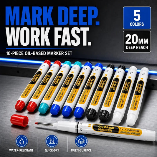 Precision Tip Quick-Dry Oil-Based Marker Pen