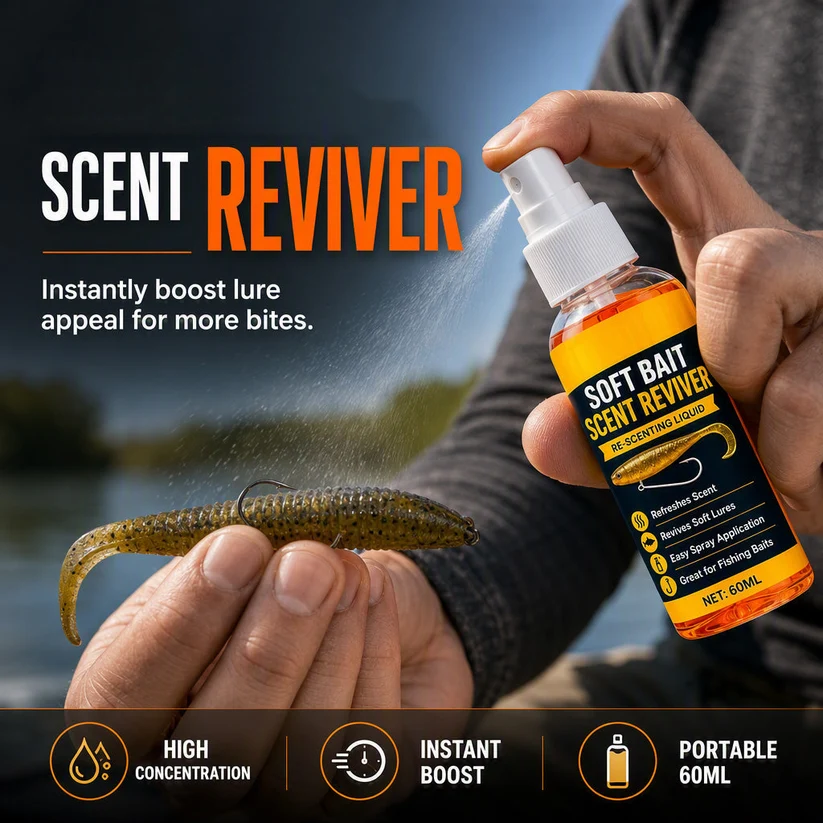 🎣Soft Bait Scent Spray -Instant Fish-AttractingReviver🐟