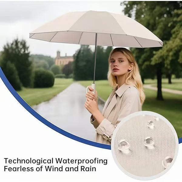 ⏳🔥LIMITED-TIME 50% OFF! ⏰☔Automatic Folding Umbrella – Windproof, Waterproof & Compact