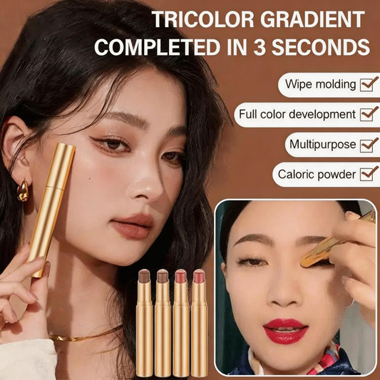 🎀Buy 1 Get 1 Free🎀✨Luxury 3-Tone Eyeshadow Stick✨