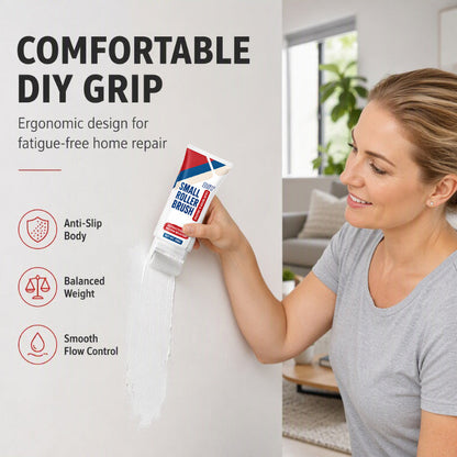 💥Buy 1 Get 1 Free✨ Waterproof Wall Repair Paste with Built‑in Mini Roller Brush 🧱 Easy Wall Crack Repair